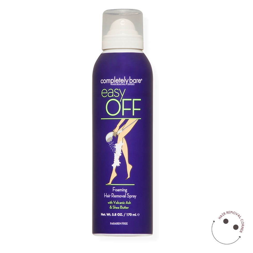 completely bare hair removal cream spray