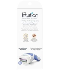 Schick Intuition Pure Nourishment Razors for Women | 1 Razor & 2 Intuition Razor Blades Refill with Organic Cocoa Butter - Image 6