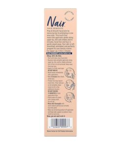 NAIR Prep & Smooth Face Exfoliating Depilatory Cream for Women - Effective Hair Removal for Smooth Skin with Hyaluronic Acid, 1.76 oz - Image 6
