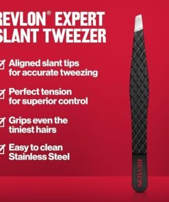 Revlon Expert Eyebrow Hair Removal Tweezer, Tweezers for Men, Women & Kids, Stainless Steel Revlon Expert Eyebrow Hair Removal Tweezer, Tweezers for Men, Women & Kids, Stainless Steel - Image 6