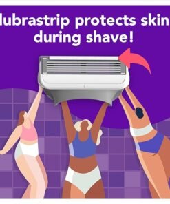 joy Womens Razor Blade Refills, 12 Count, Purple, Lubrastrip to Help Avoid Skin Irritation joy Womens Razor Blade Refills, 12 Count, Purple, Lubrastrip to Help Avoid Skin Irritation - Image 3