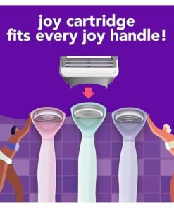 joy Womens Razor Blade Refills, 12 Count, Purple, Lubrastrip to Help Avoid Skin Irritation joy Womens Razor Blade Refills, 12 Count, Purple, Lubrastrip to Help Avoid Skin Irritation - Image 4