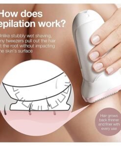 Braun Epilator Silk-épil 9 9-720, Hair Removal Device, Epilator for Women, Wet/Dry, Waterproof, 3-in-1 Epilate, Shave, or Trim, Salon-Like Smooth Skin, Womens Shaver & Trimmer, Cordless, Rechargeable - Image 8