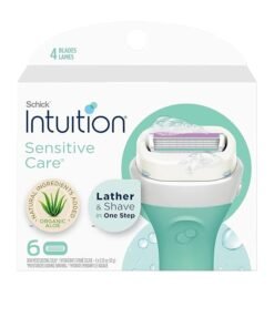 Schick Intuition Refill, Razors for Women Sensitive Skin | Intuition Razor Blades Refill with Organic Aloe, Razor Refills , 6 Count (Pack of 1) - Image 6