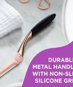 Schick Hydro Silk Dermaplaning Wand for Face with 6 Refill Blades | Dermaplane Peach Fuzz Remover, Eyebrow Razor, Face Razor, Facial Razor, Professional Style Skincare Tool - Image 3