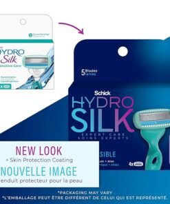 Women's Razor Blade Refills, Hydro Silk 5 Sensitive Care, 4 Count (Packaging May Vary) - Image 8