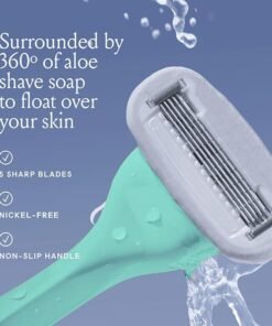Billie Women’s Razor Blade Refills - Premium Quality 5-Blade Cartridges - Nickel-Free - Dermatologist-Approved - For a Smooth Shave - Pairs with the Billie Women’s Razor - 4 count - Image 5