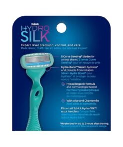 Women's Razor Blade Refills, Hydro Silk 5 Sensitive Care, 4 Count (Packaging May Vary) - Image 9