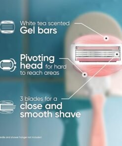 Gillette Venus ComfortGlide White Tea Women's Razor Blade Refills, 6 Count Gillette Venus ComfortGlide White Tea Women's Razor Blade Refills, 6 Count - Image 4