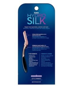 Schick Hydro Silk Dermaplaning Wand for Face with 6 Refill Blades | Dermaplane Peach Fuzz Remover, Eyebrow Razor, Face Razor, Facial Razor, Professional Style Skincare Tool - Image 4
