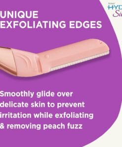 Schick Hydro Silk Dermaplaning Wand for Face with 6 Refill Blades | Dermaplane Peach Fuzz Remover, Eyebrow Razor, Face Razor, Facial Razor, Professional Style Skincare Tool - Image 5
